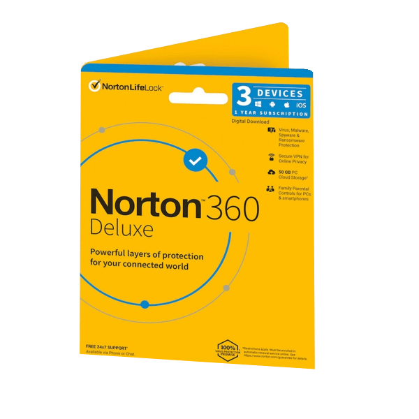 Norton 360 Deluxe pre 3 zařízení