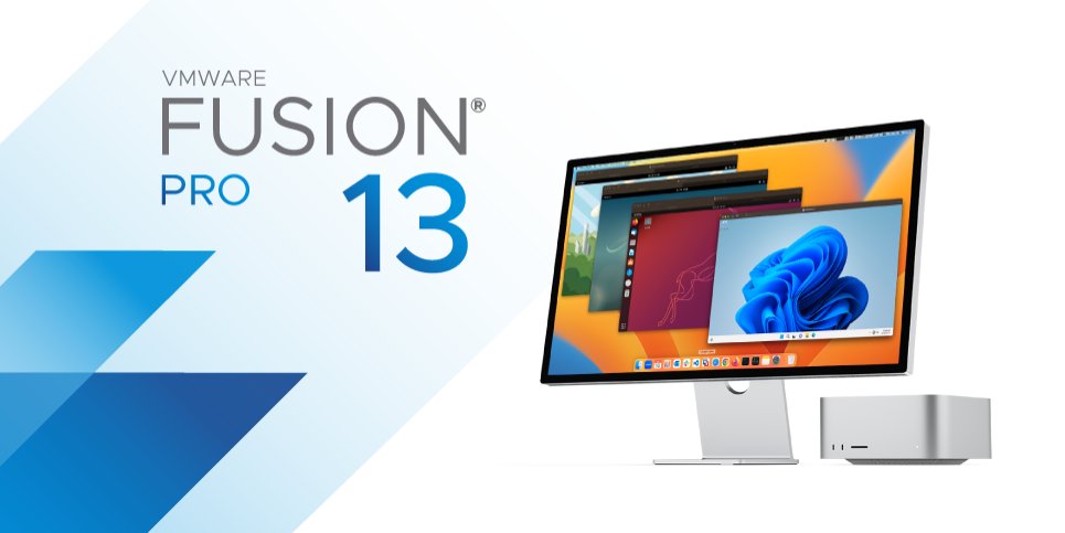 VMware Fusion 13 Pro obrázok v popise produktu.