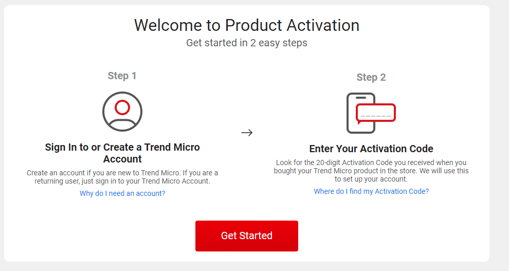 Aktivácia Trend Micro