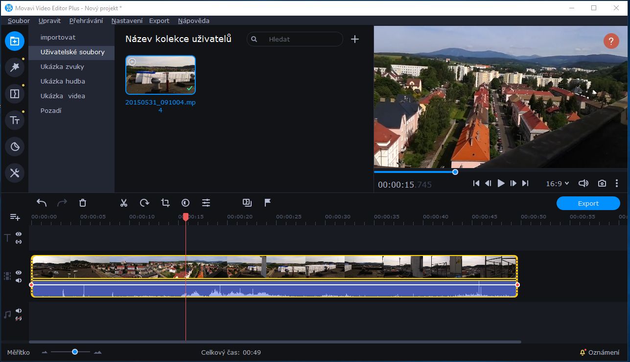 Movavi-Video-Editor-cestina Movavi Video Editor v českom jazyku