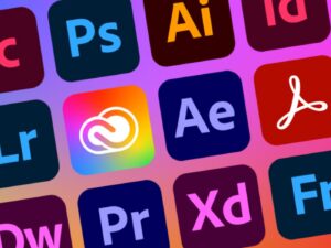 Adobe Creative Cloud All Apps obrázok v popise produktu.