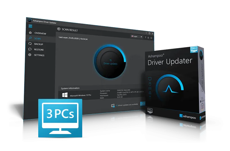 Ashampoo-Driver-Updater-obrazek Ashampoo Driver Updater obrázok z programu v popise produktu.
