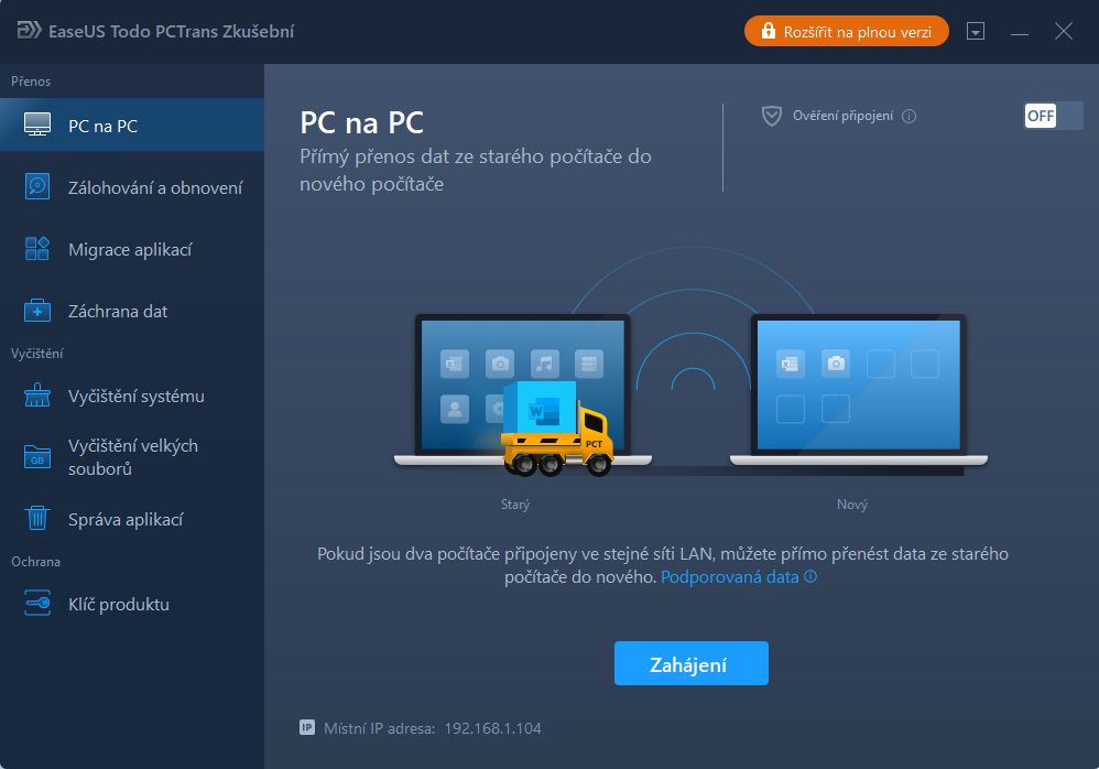 EaseUS-Todo-PCTrans-cestina EaseUS Todo PCTrans Professional v českom jazyku