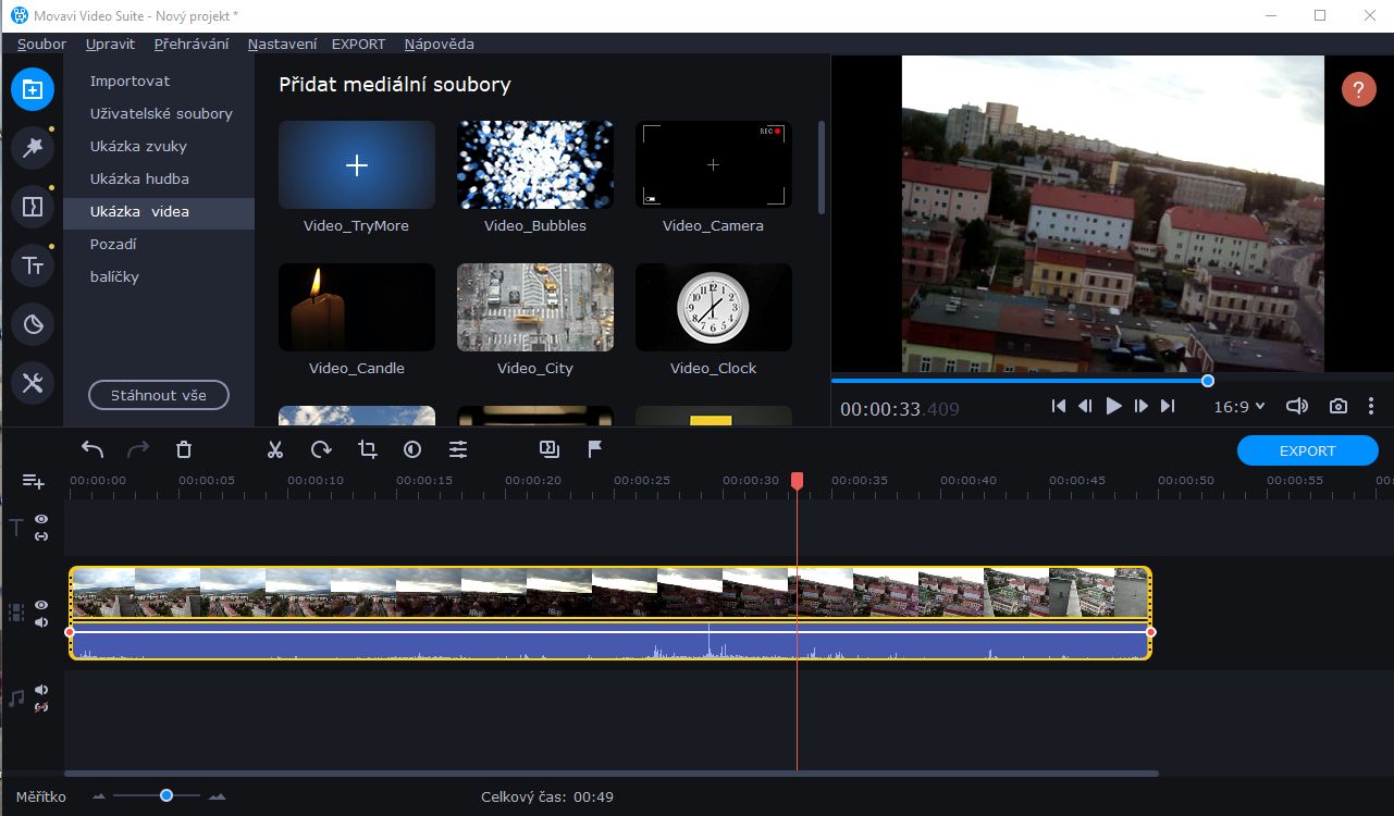 Movavi Video Suite v českom jazyku