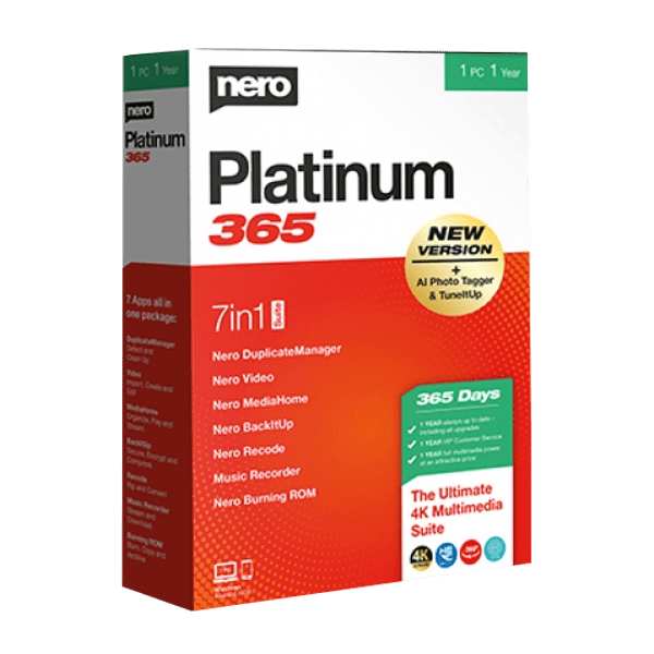 Nero Platinum 365 - 1 zariadenie, 1 rok