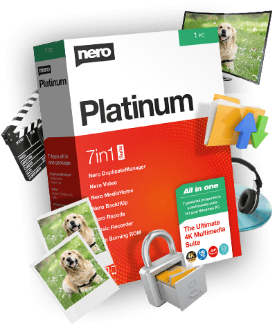 Nero-Platinum-Suite-program Nero Platinum 365 obrázok programu v popise produktu.