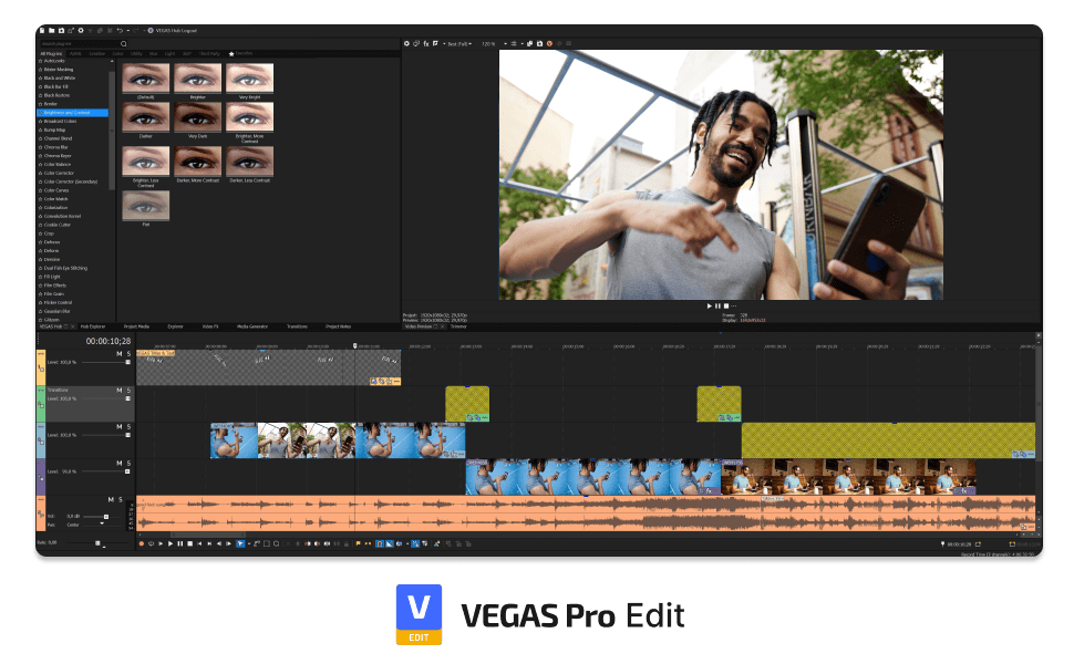 MAGIX VEGAS Pro 21 Edit obrázok v popise produktu.