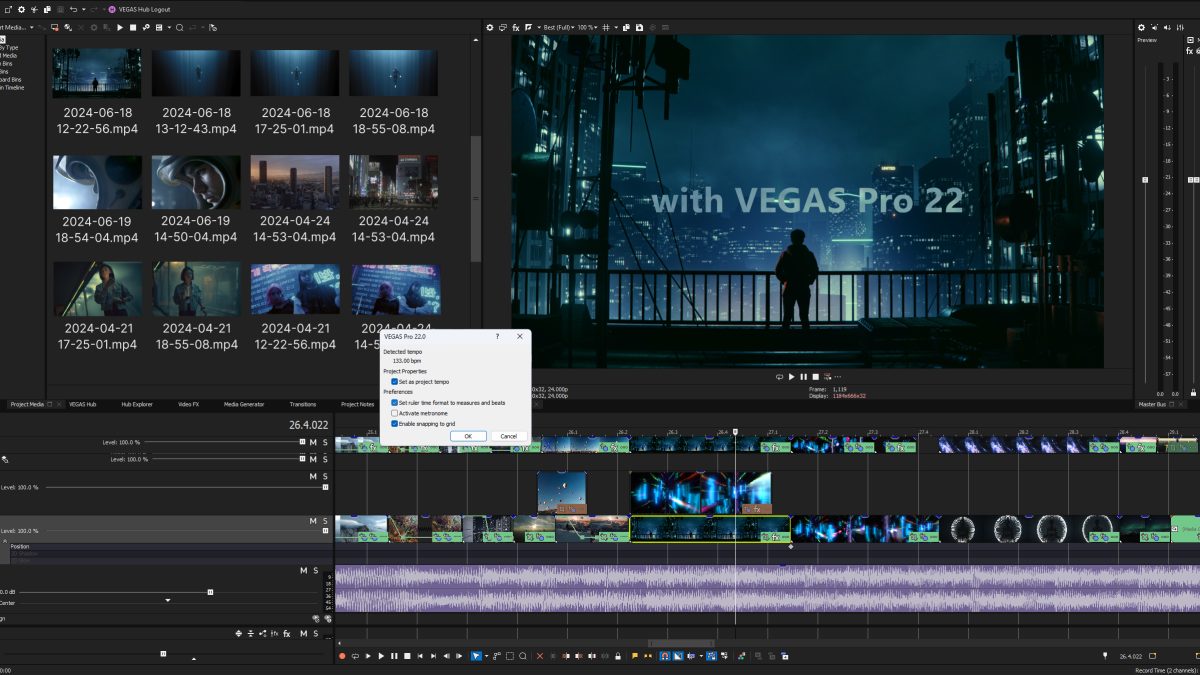 MAGIX VEGAS Pro 22 obrázok v popise produktu.