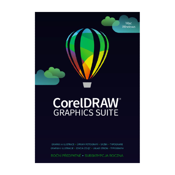 CorelDRAW Graphics Suite 365 - 1 zariadenie, 1 rok