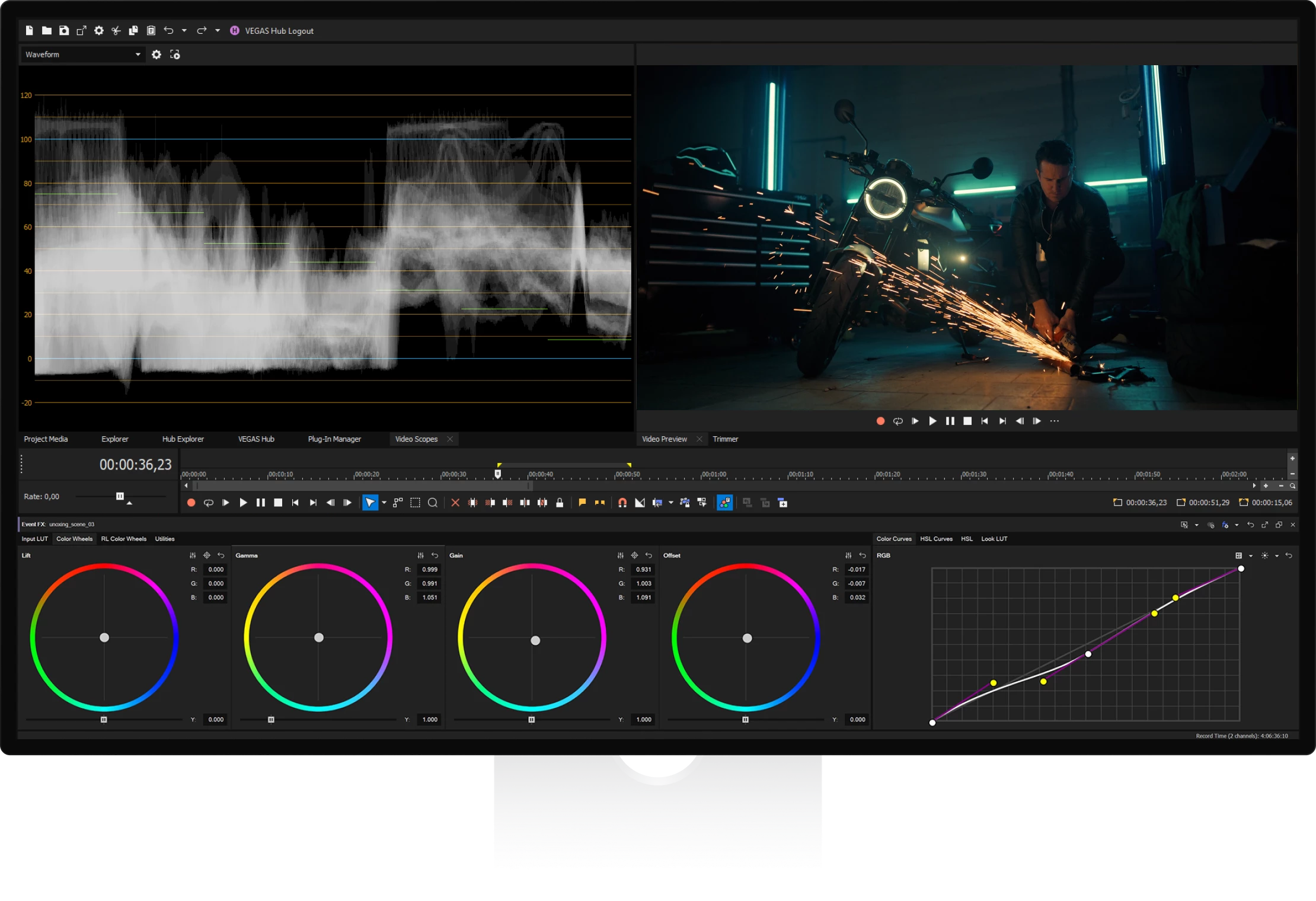 VEGAS Pro 365 obrázok v popise produktu.