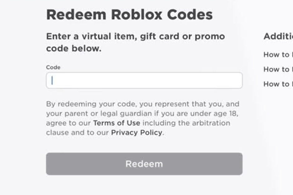 Aktivácia Roblox Robux