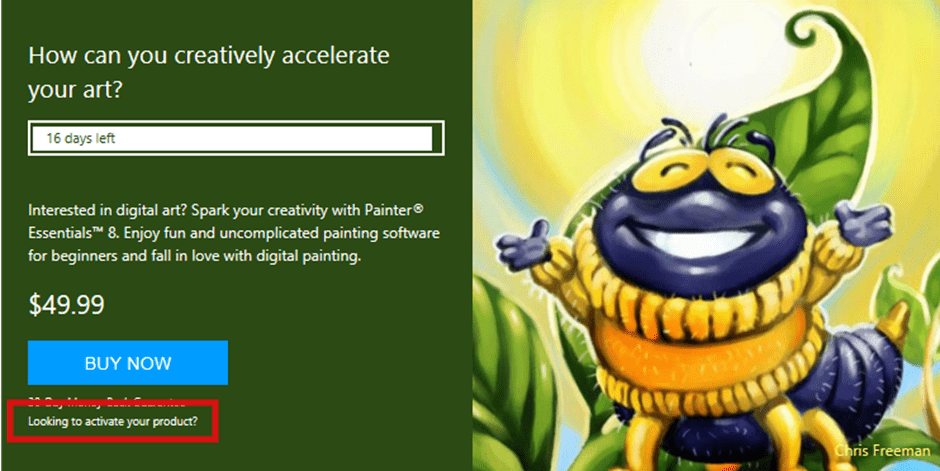 Ako aktivovať iné Corel produkty