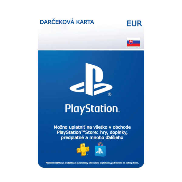PlayStation Store - darčeková karta