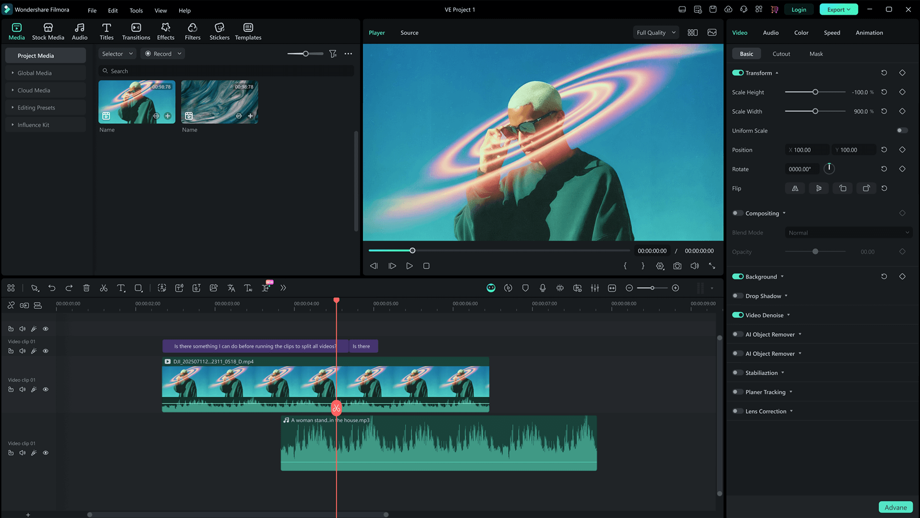 Wondershare Filmora obrázok v popise produktu.