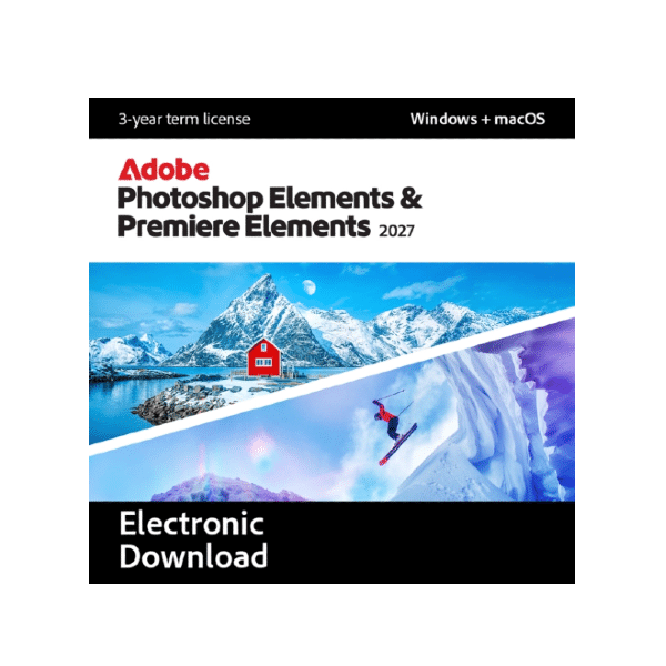 Adobe Photoshop & Premiere Elements 2027 - 3 roky