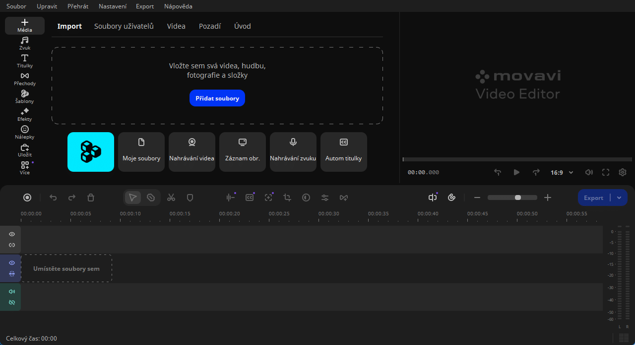 movavi-video-editor-cestina-obrazek Movavi Video Editor 2027 - čeština obrázok v popise produktu.